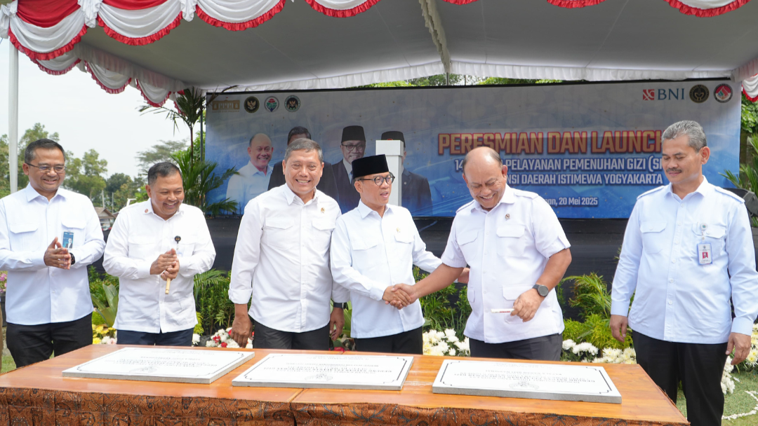 BGN Gunungsitoli Bersama Kemendes PDT Launching 14 SPPG Di Provinsi Daerah Istimewa Yogyakarta